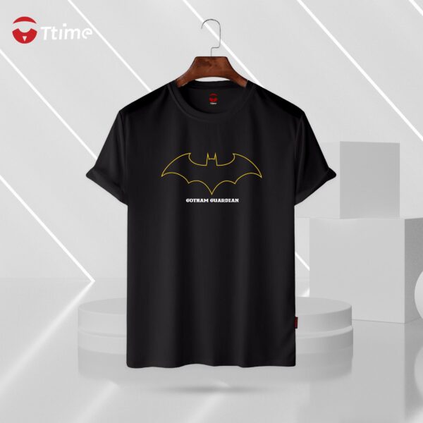 Batman theme black half sleeve t-shirt