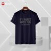 If i agree navy blue half sleeve t-shirt