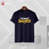 Last minute engineer navy blue half sleeve t-shirt