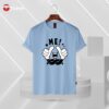 Me sky blue color half sleeve t-shirt