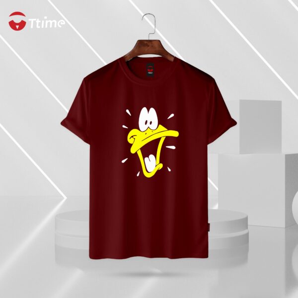 Duck face maroon t-shirt