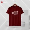 Push yourself maroon t-shirt