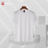 White color solid half sleeve t-shirt